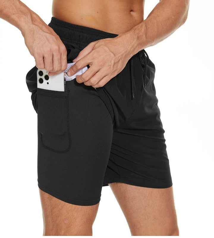 Stijlvolle heren zwembroek met compressie, sneldrogend en veelzijdig voor sport en zomer.