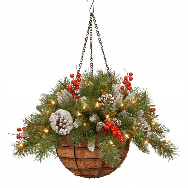 Feestelijke kerst hangmand met LED-verlichting voor binnen en buiten decoratie.