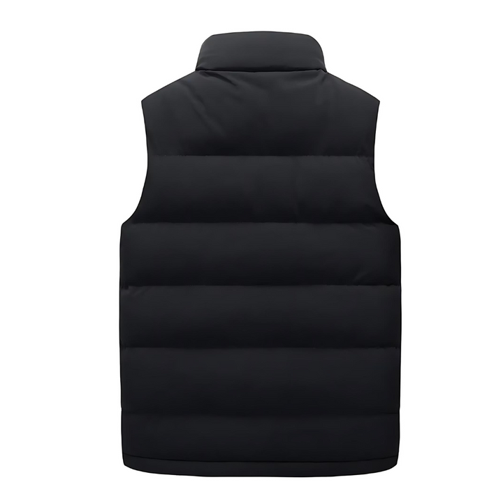 Winddichte heren bodywarmer, ideaal als overgangsjas. Warme, casual bovenkleding voor winter en voorjaar.