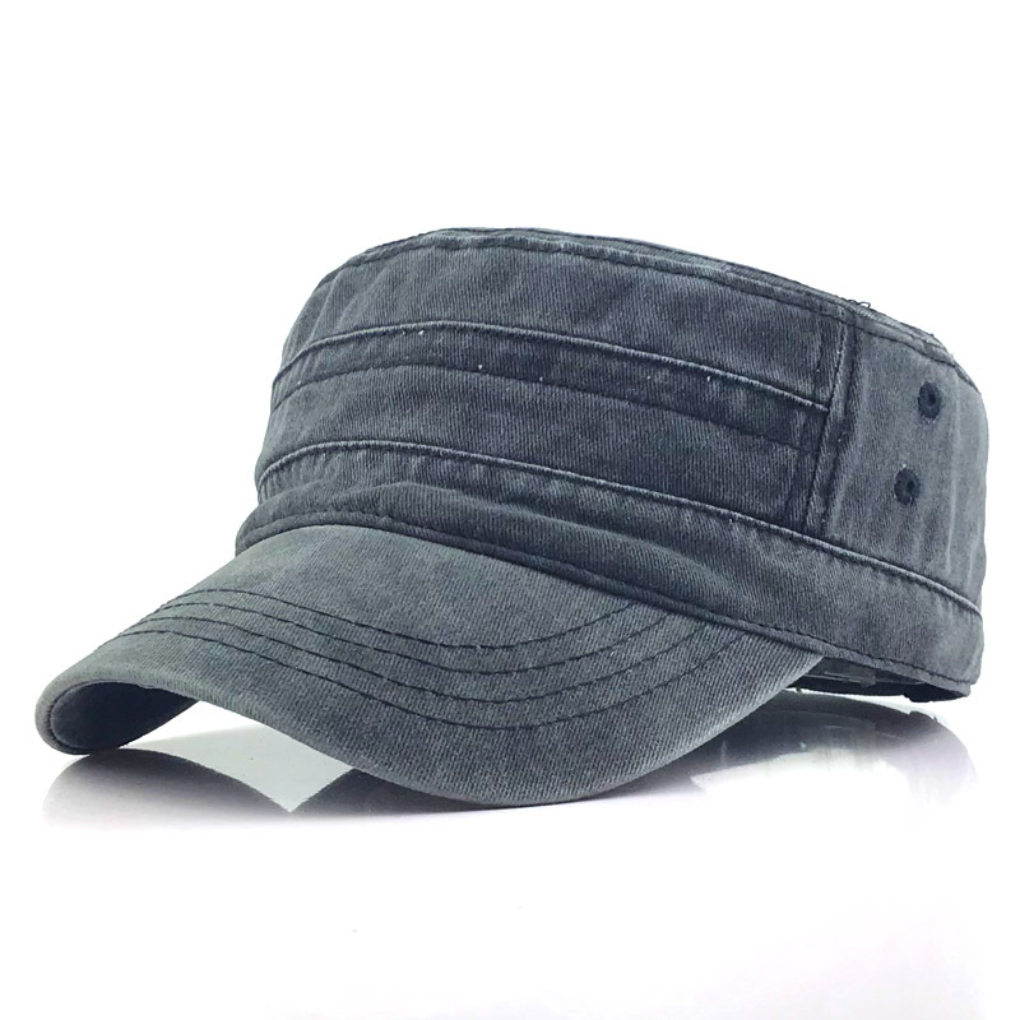 Unisex retro legerpet in klassieke stijl biedt comfort en zonbescherming. Perfect hoofddeksel voor heren en dames.