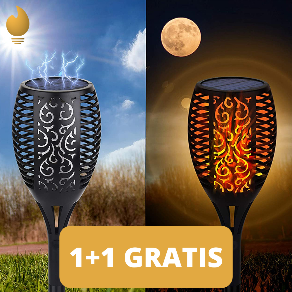 Magische Solar LED Tuinverlichting GardenFeel™. Zonne-energie lamp voor romantische sfeer in de tuin.