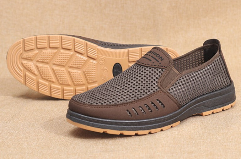 Moderne ademende heren Noah sneakers, comfortabel en antislip, ideaal voor actieve vrijetijd.