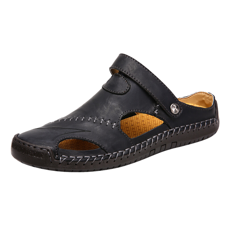 Comfortabele orthopedische heren sandalen Marco met voetondersteuning voor zomerse dagen.
