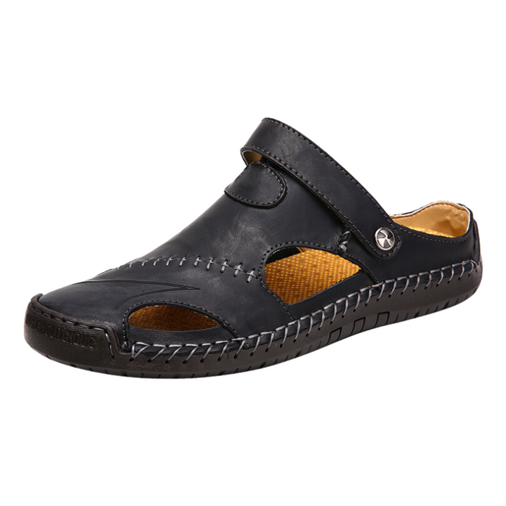 Comfortabele orthopedische heren sandalen Marco met voetondersteuning voor zomerse dagen.