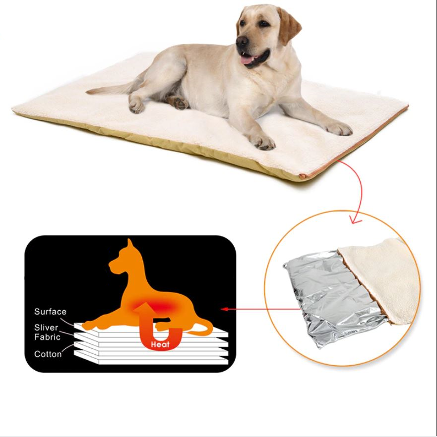 Knus zelfverwarmend honden- en kattenbed met antislip onderkant voor extra comfort. Ideaal voor de winter.