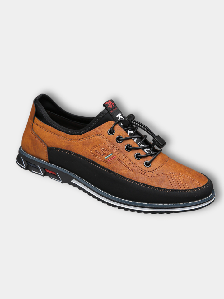 Klassieke bruine leren Oxford herenschoenen, elegant en stijlvol voor formele gelegenheden.