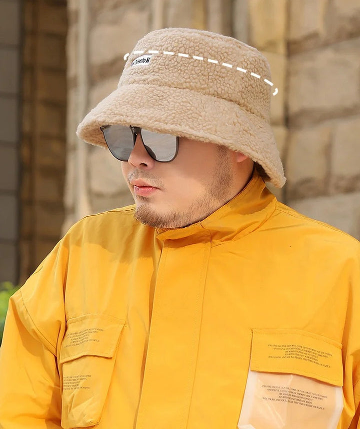 Veelzijdige fleece vissershoed, warm en comfortabel voor zowel outdoor als dagelijks gebruik.