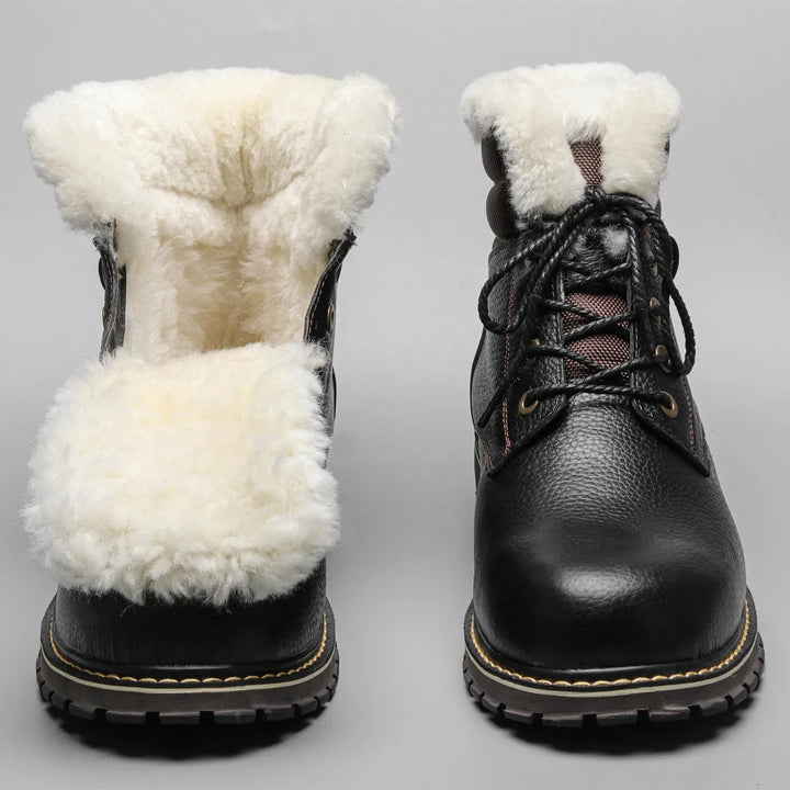 Heren winterlaarzen met ultra warme voering, ideaal voor koud weer en winterse dagen.