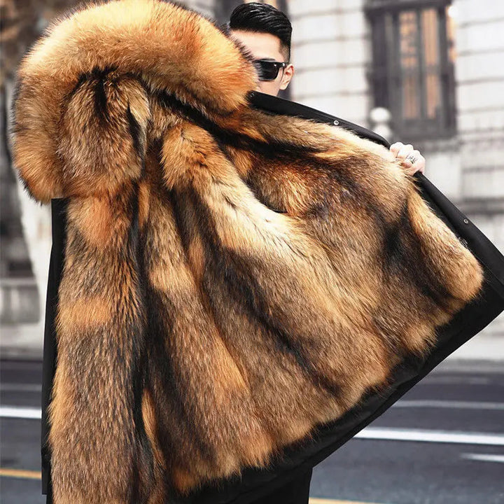 Warme heren winterparka met zachte voering, ideaal voor extreme kou. Trendy en comfortabel.