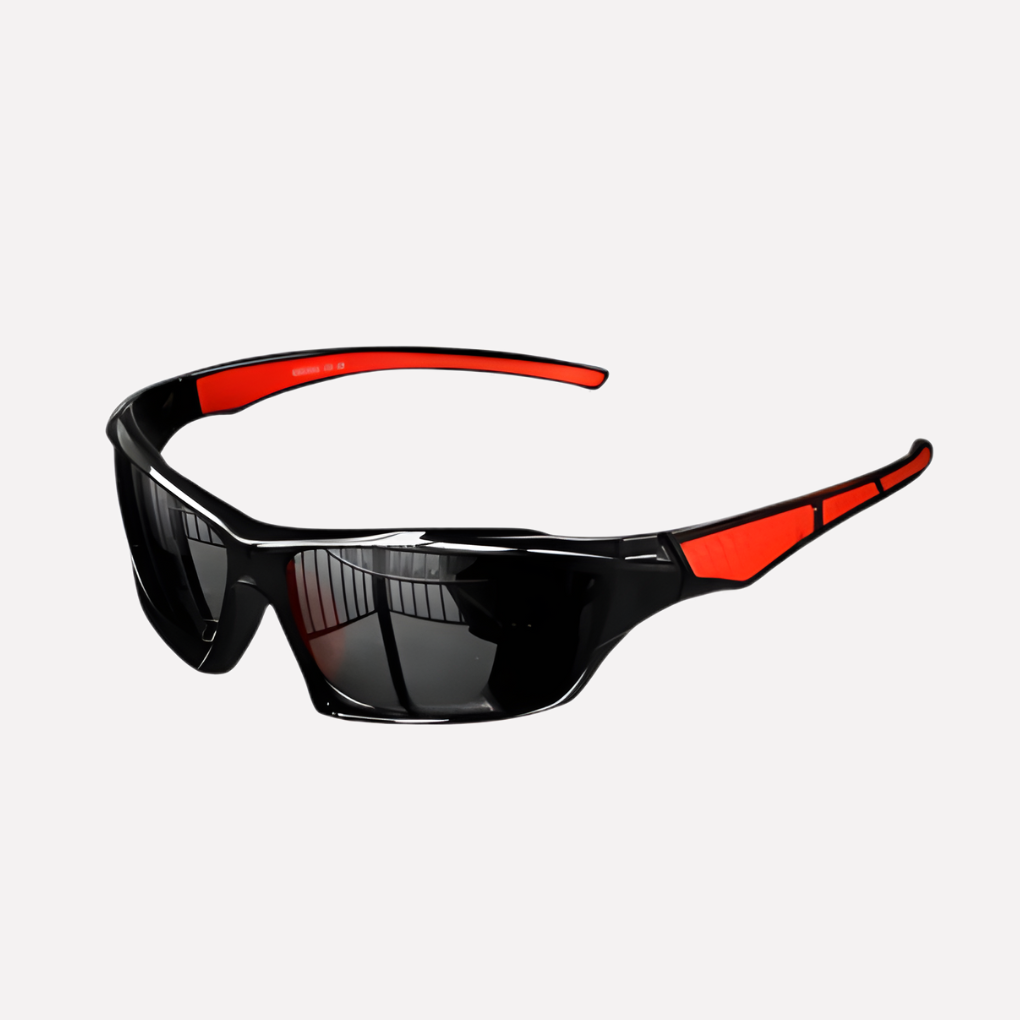 Modern design unisex zonnebril, gepolariseerd en met UV400 filters, essentieel voor comfortabel zicht buiten.