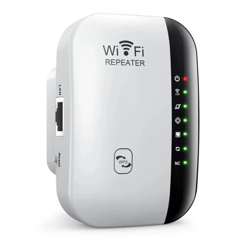 Wifi-versterker Draadloze Repeater voor snel internet en optimale wifi dekking thuisnetwerk.