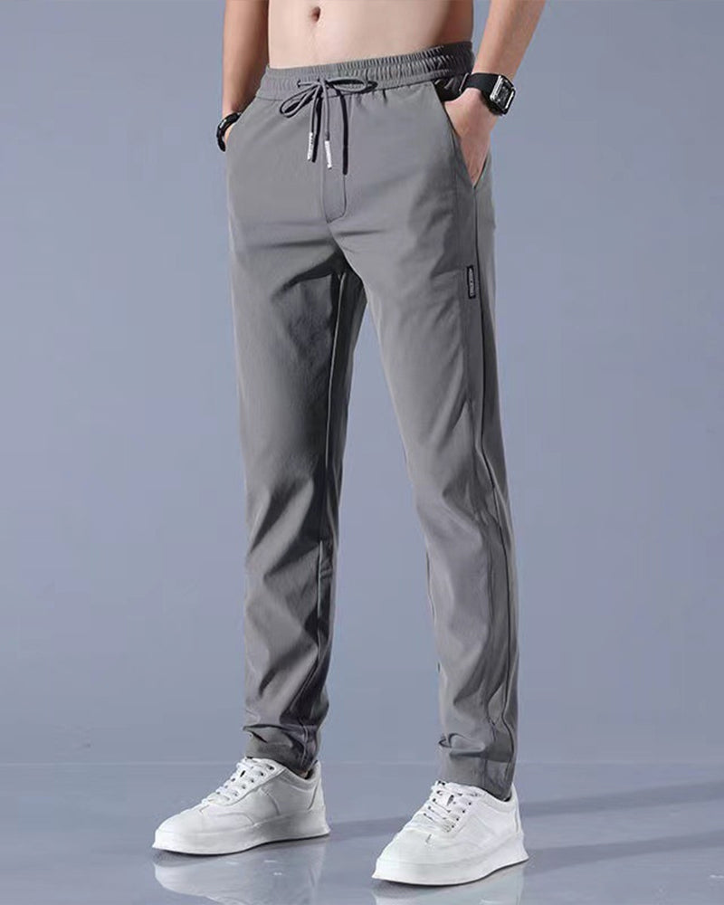 Heren AeroFlex broek: supersnel drogend, flexibel stretchcomfort voor sport en casual outdoor activiteiten.