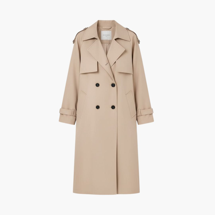 Elegante dames trenchcoat, veelzijdig en stijlvol voor elk seizoen. Perfect als lentejas of herfstjas.