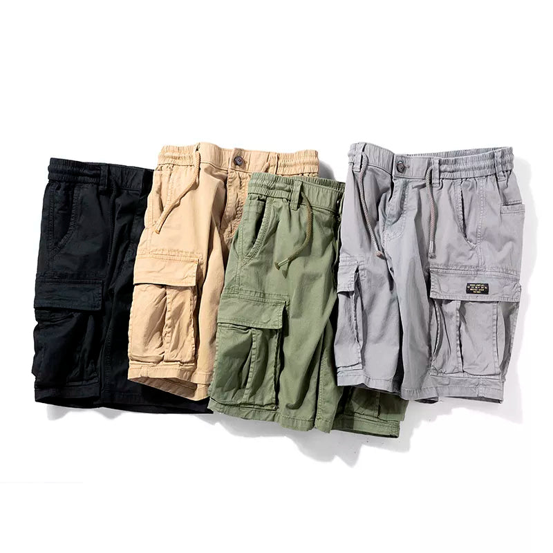 Robuuste heren cargoshort, ideaal voor outdoor avonturen en een relaxte zomerse mode.
