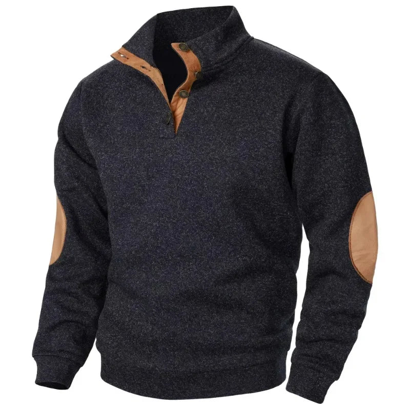 Hoymans heren V-hals sweatshirt, comfortabel en stijlvol voor dagelijks gebruik en een casual look.
