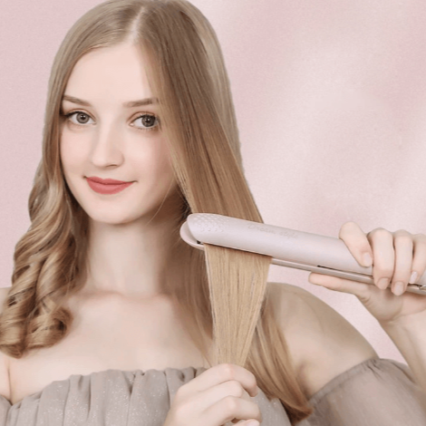 Zwarte HairToolz™ krultang en stijltang in één, ergonomisch ontwerp voor comfortabele haarverzorging.