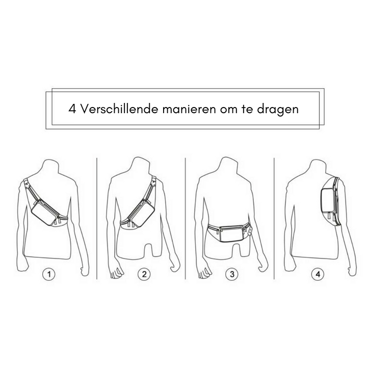 Praktische leren heren schoudertas met verstelbare riem, ideaal voor zomerreizen.
