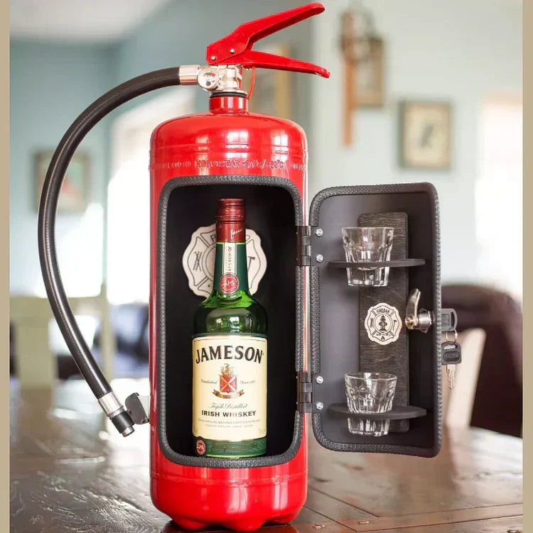 Compacte geheime bar voor dranken, ideaal als decoratie of cadeau, onzichtbaar in interieur.