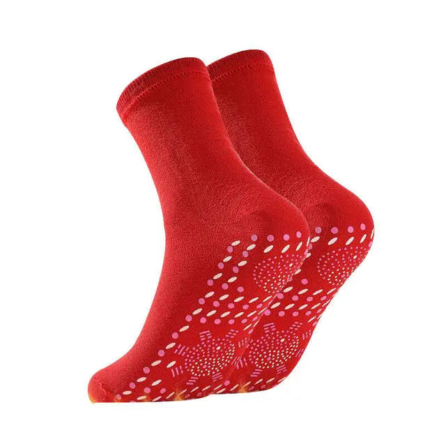 Zelfverwarmende Aleta toermalijn sokken voor dames, bevorderen de bloedcirculatie en bieden warmte.