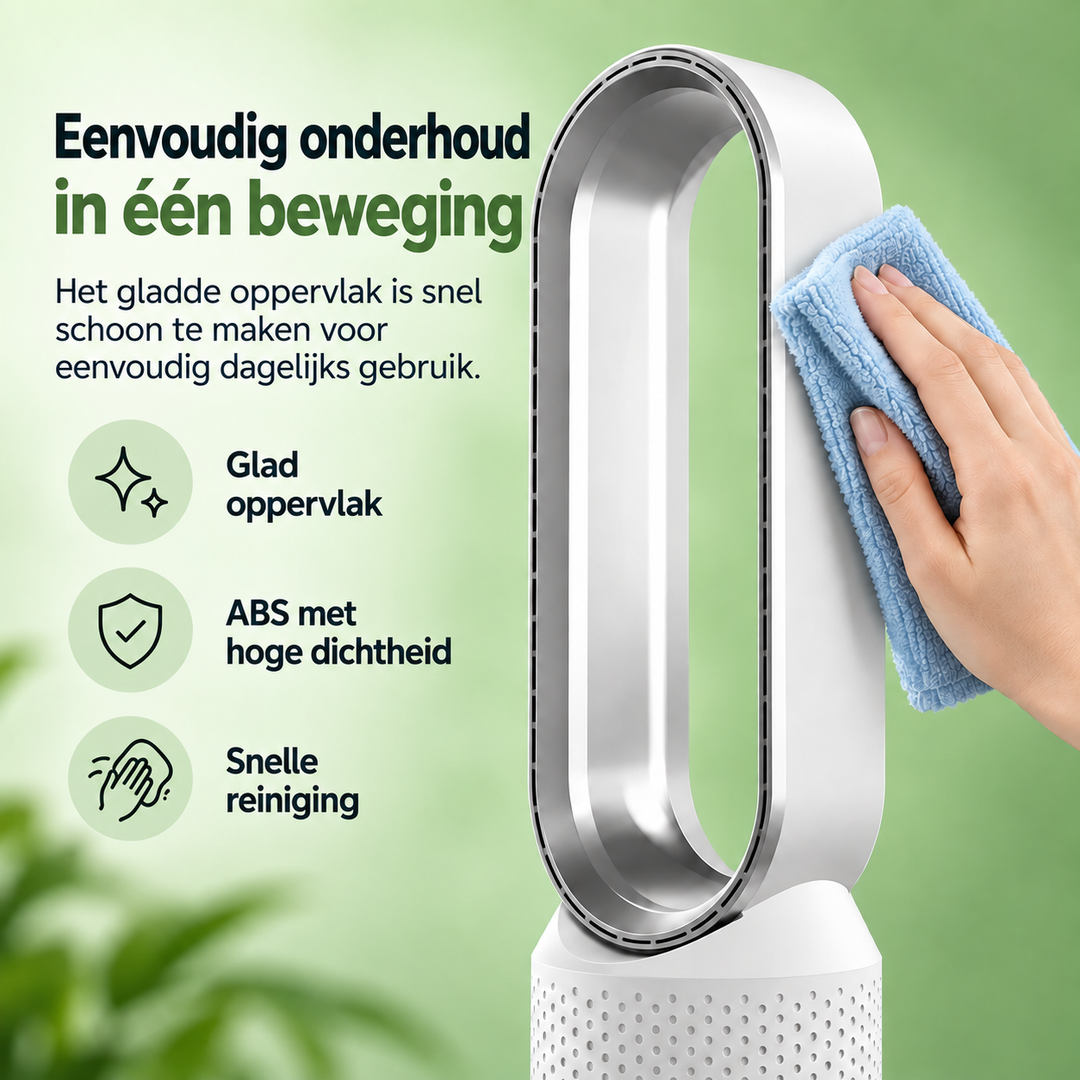 Energiezuinige ultrastille torenventilator; geniet van frisse lucht zonder lawaai in huis.