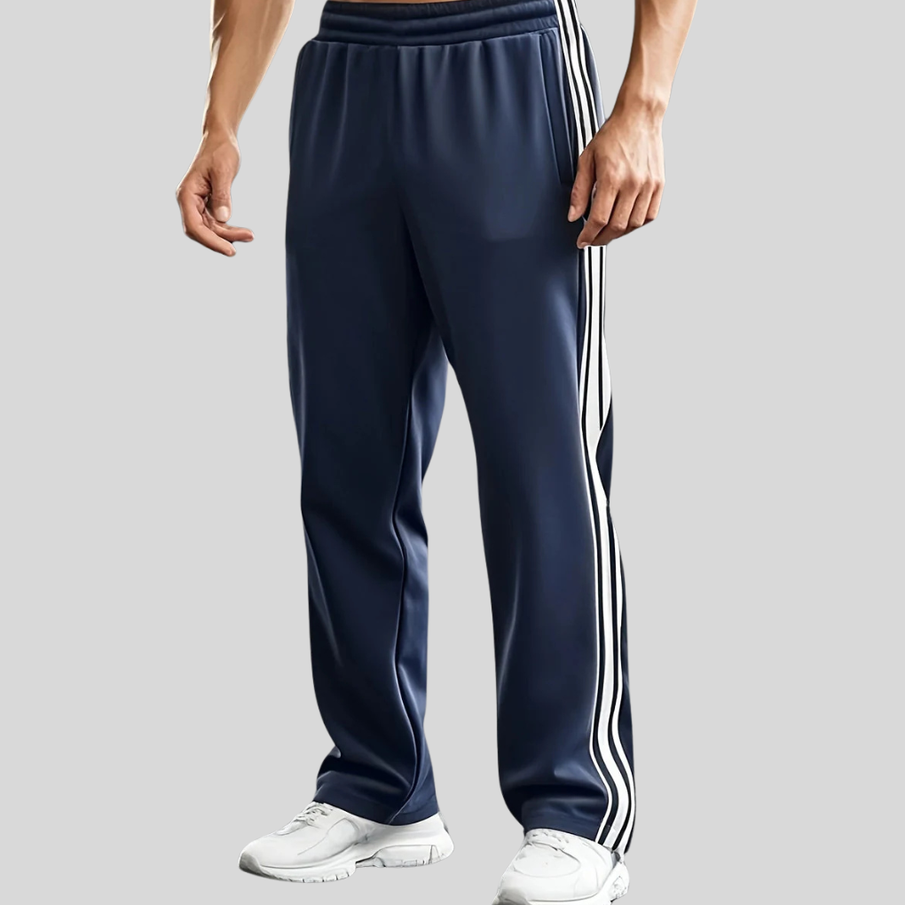 Heren sportbroek, ideaal voor hardlopen en fitness. Ademend en lichtgewicht, met handige zakken voor je benodigdheden.