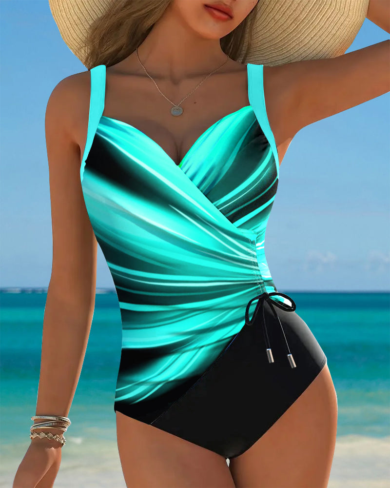Hoogwaardige corrigerende dames tankini, comfortabele zwemkleding met stijlvol bandje voor de zomer.