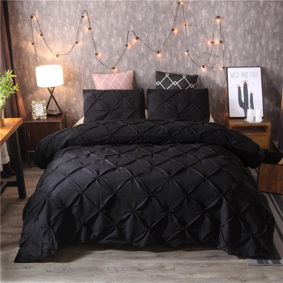 Zachte, luxe dekbedovertrekset voor ultiem comfort; modern beddengoed perfect voor uw slaapkamer.
