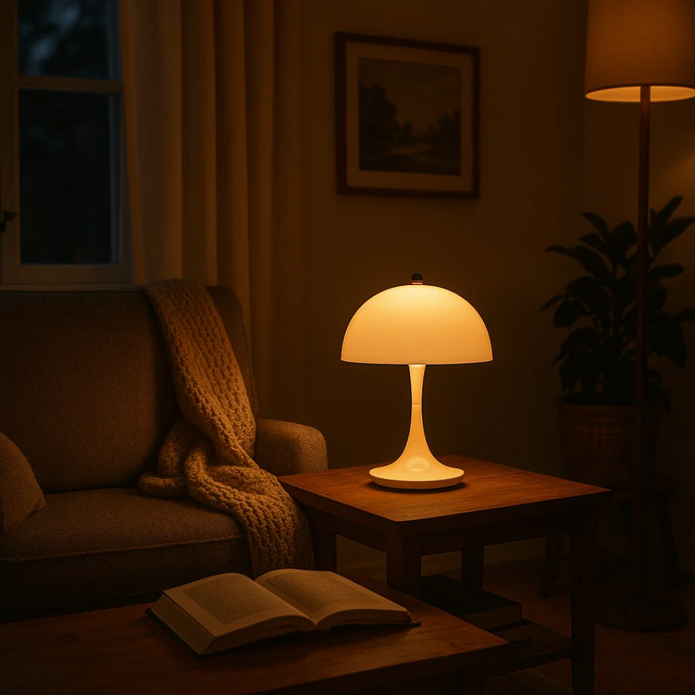 Stijlvolle moderne draadloze tafellamp met LED, perfect voor elk interieur design.