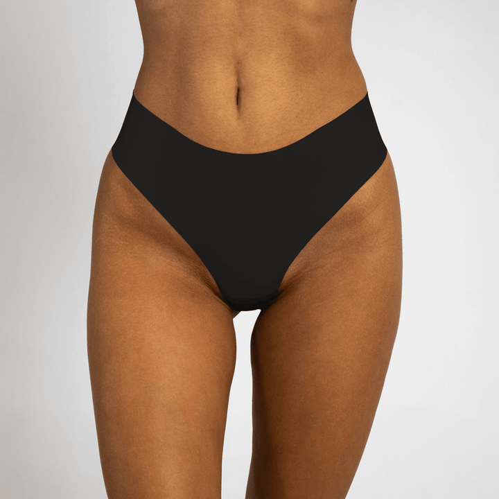 Sportondergoed: onzichtbare string voor actieve dames. Geen afleiding, puur comfort en steun.