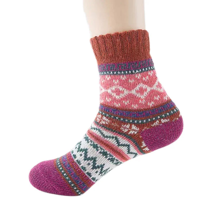 Gezellige warme dames sokken, ideaal voor de winter. Ultiem comfort voor je voeten.