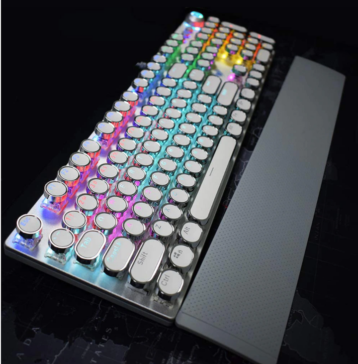 Mechanisch Toetsenbord Punk, ergonomisch ontworpen voor lange gaming- of werksessies met hoog comfort.