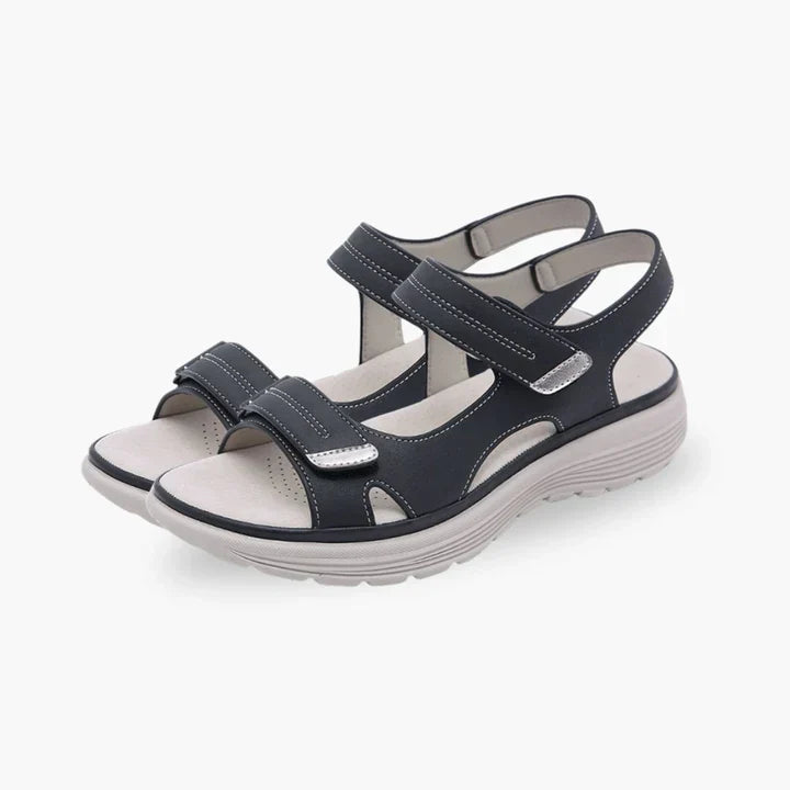 Dames UltraComfort sandalen voor voetpijn verlichting, ideaal bij hallux valgus en likdoorns.