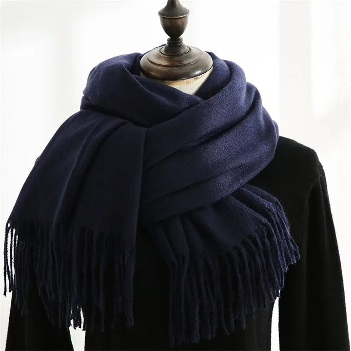 Dames kasjmier sjaal, ultrazacht en warm voor de winter. Een stijlvol en comfortabel modeaccessoire.