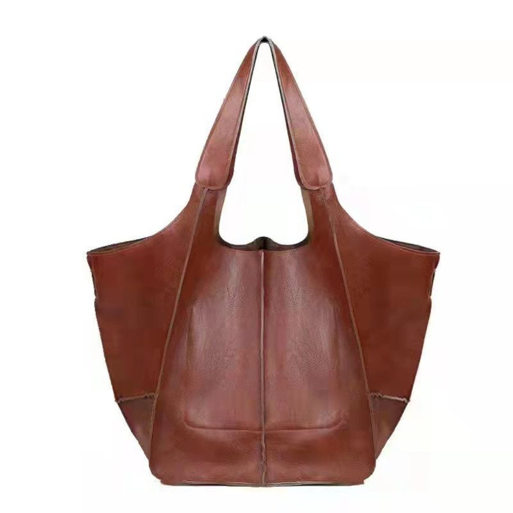 Modieuze vegan leren handtas voor dames, zacht en duurzaam, ideaal als elegante accessoire voor elke vrouw.