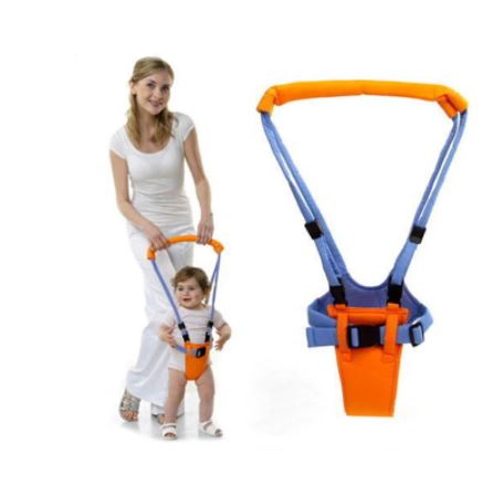 Comfortabele en verstelbare baby loopgordel; ideaal voor veilige ondersteuning bij het leren lopen.