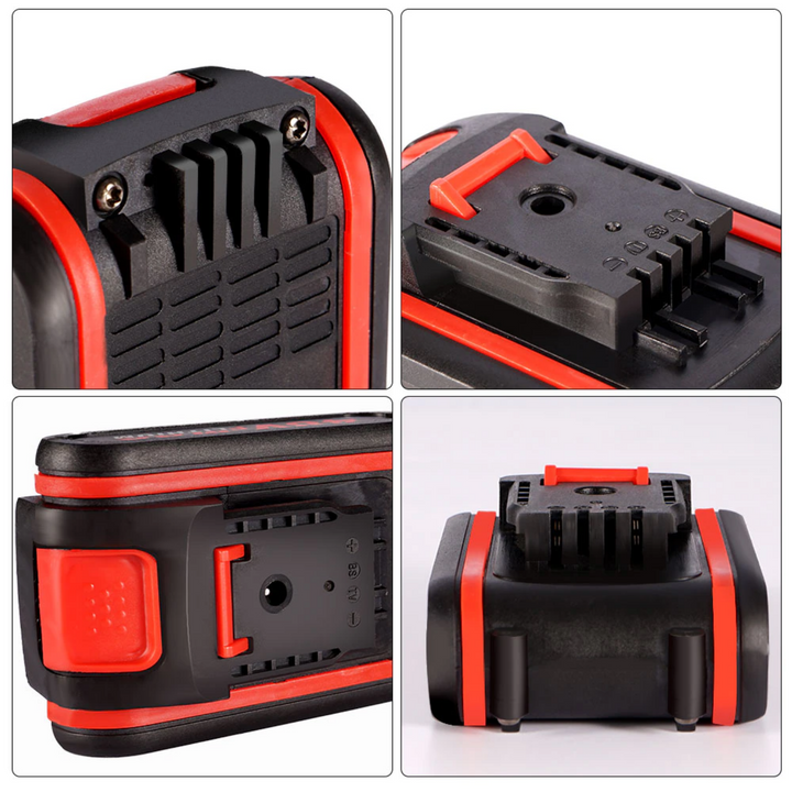 Hoge capaciteit HandyPRO lithium accu, ideale vervanging voor draadloze boormachines en tuingereedschap.