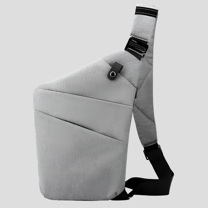 Unisex waterdichte anti-diefstal schoudertas, ideaal voor reizen & dagelijks gebruik. Zwart, modern design.
