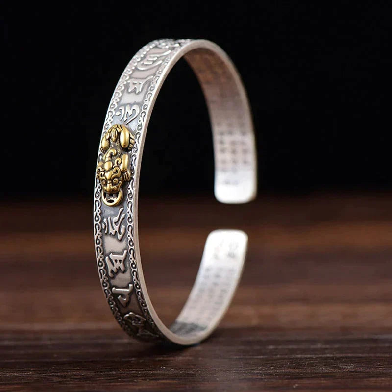 Unisex Pixiu armband voor rijkdom en geluk, een stijlvol sieraad met mythische Pixiu-figuur.