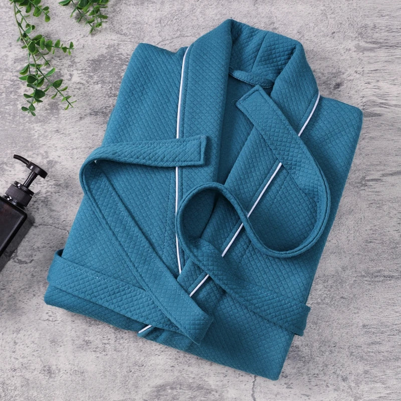 Comfortabele heren badjas, perfect als ochtendjas of huispak voor ultieme ontspanning.
