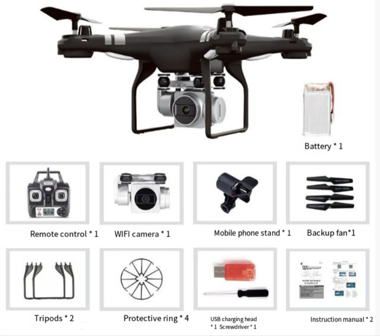 Professionele waterdichte RC drone met 3D-tracking en GPS voor adembenemende luchtbeelden.