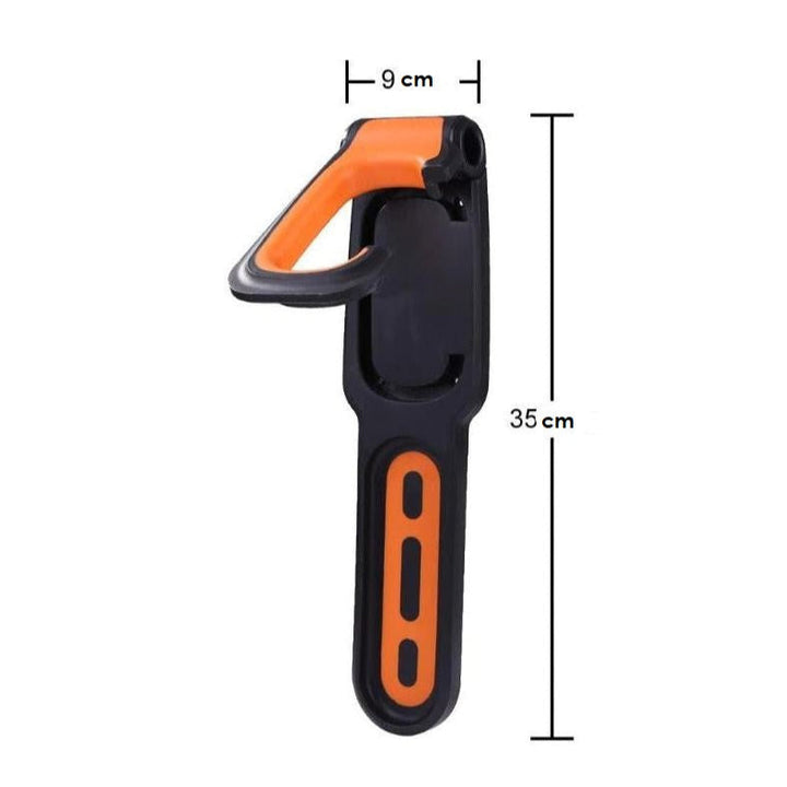 Praktische fietsophanghaak met muurbescherming, garandeert veilige en ruimtebesparende fietsopslag aan de wand.