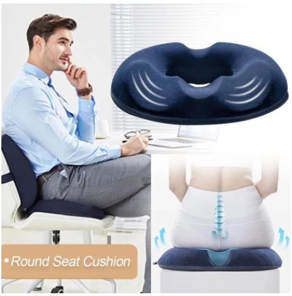 Ergonomisch schuim zitkussen voor universeel comfort en verbeterde houding; ideaal voor langdurig zitten.