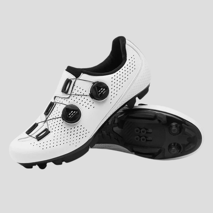 Comfortabele heren fietsschoenen voor zowel MTB als racefiets. Duurzame fietsuitrusting voor sportief fietsen en mountainbiken.
