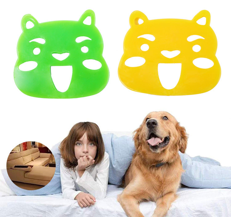 Herbruikbare dierenhaar pads vangen honden- en kattenhaar op tijdens het wassen. Voor schone kleding.