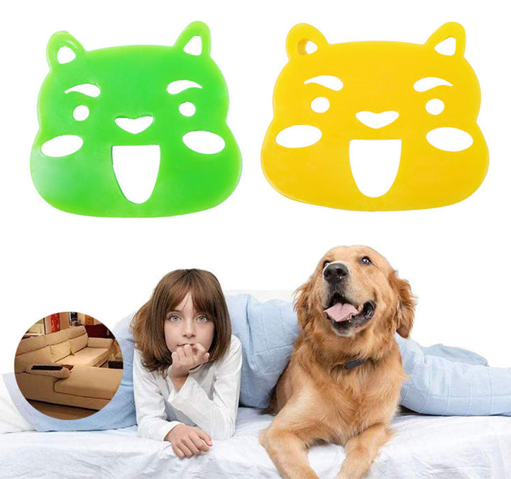 Herbruikbare dierenhaar pads vangen honden- en kattenhaar op tijdens het wassen. Voor schone kleding.