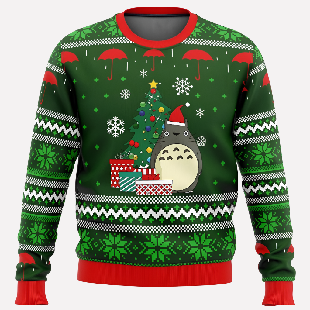 Casual neon kersttrui voor dames en heren, met vrolijke rendier- en sneeuwvlokmotieven. Perfect voor de winter.