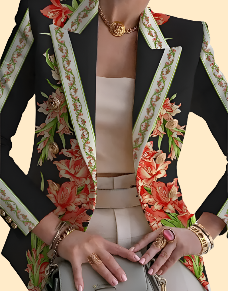 Elegante damesblazer, comfortabel voor zakelijke en casual looks. Stijlvolle bovenkleding voor modebewuste vrouwen.