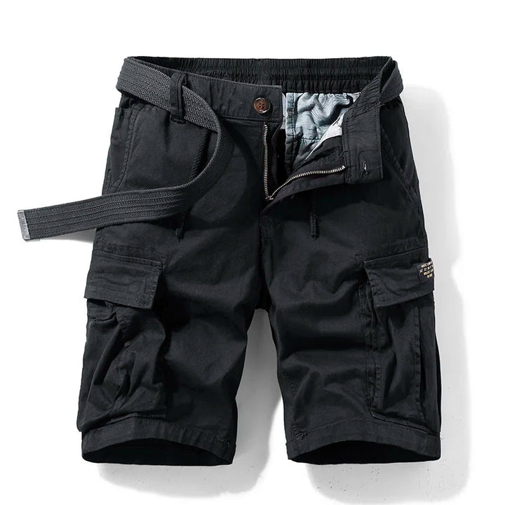 Heren cargoshort: comfortabele korte broek, ideaal voor zomerse casual dagen en outdoor activiteiten.