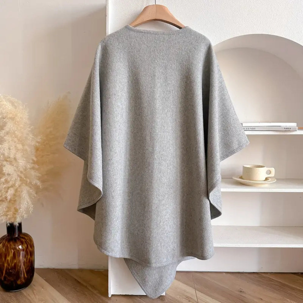 Celeste dames omslagdoek, winddicht en warm. Elegante microvezel wrap; perfect accessoire voor koud weer.