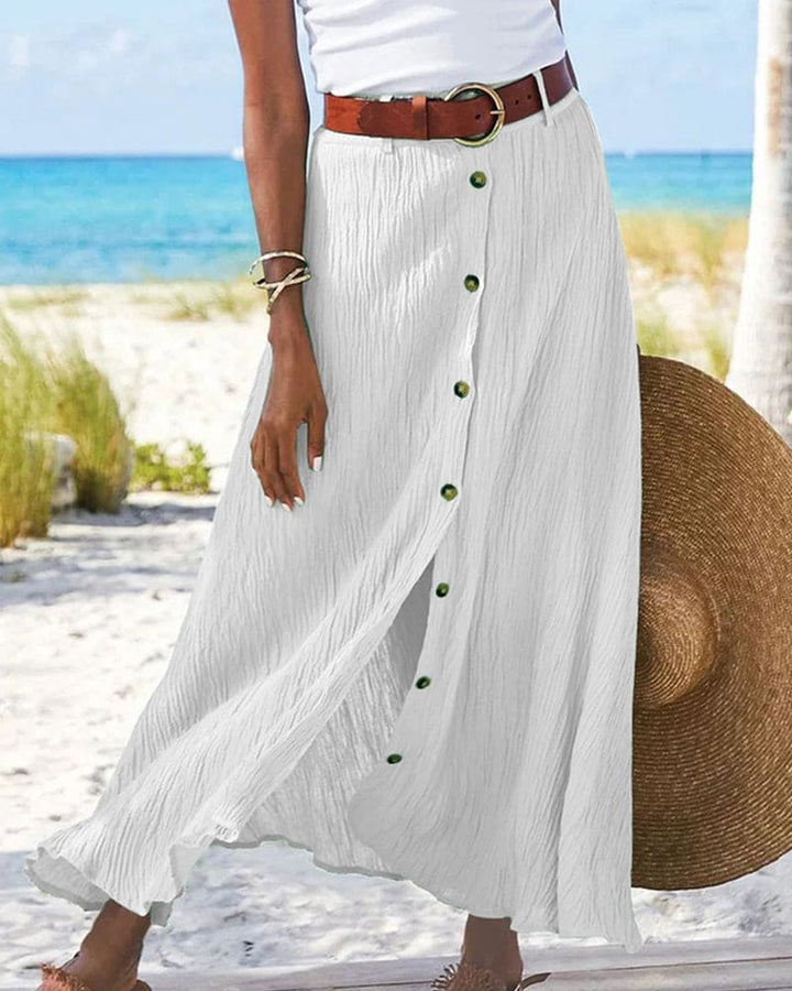 Elegante dames maxi rok, eenvoudig te combineren voor zowel casual als chique gelegenheden. Zeer comfortabel.